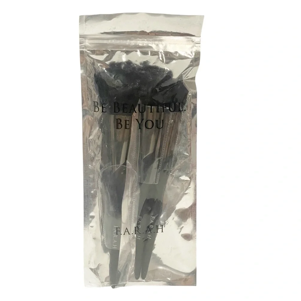FARAH Be Beautiful Be You Midnight Pro‎ Trio Face Makeup Brushes Set NEW